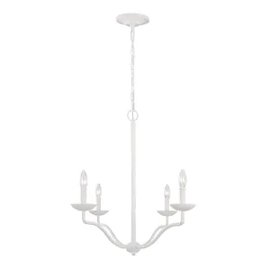 Annie 4/6Lt Multi-Arm Pendant - Plaster White