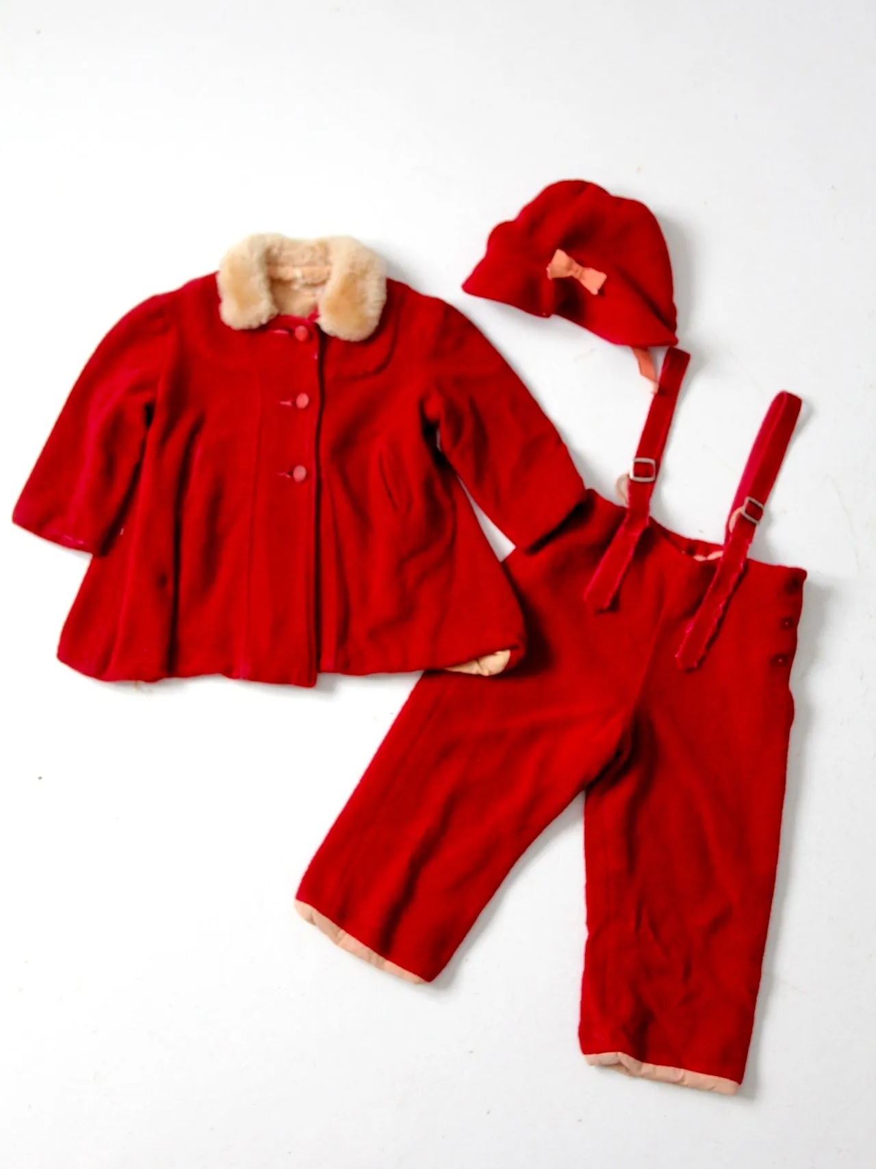 antique children's winter outfit