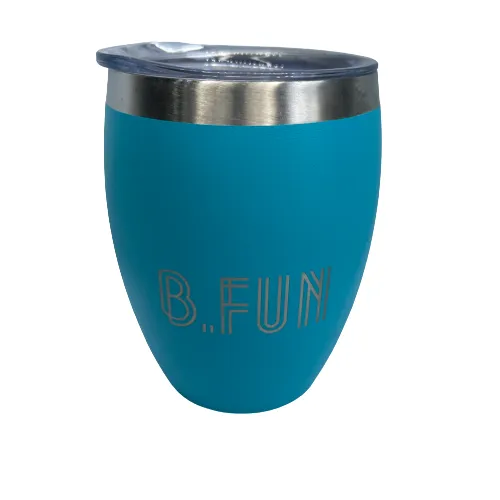 B FUN Curvy Coffee Cup - Sky