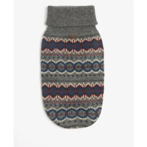 Barbour Case Fairisle Dog Jumper - Grey