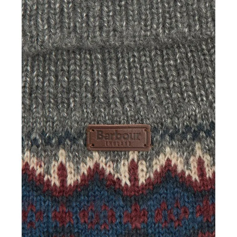 Barbour Case Fairisle Dog Jumper - Grey