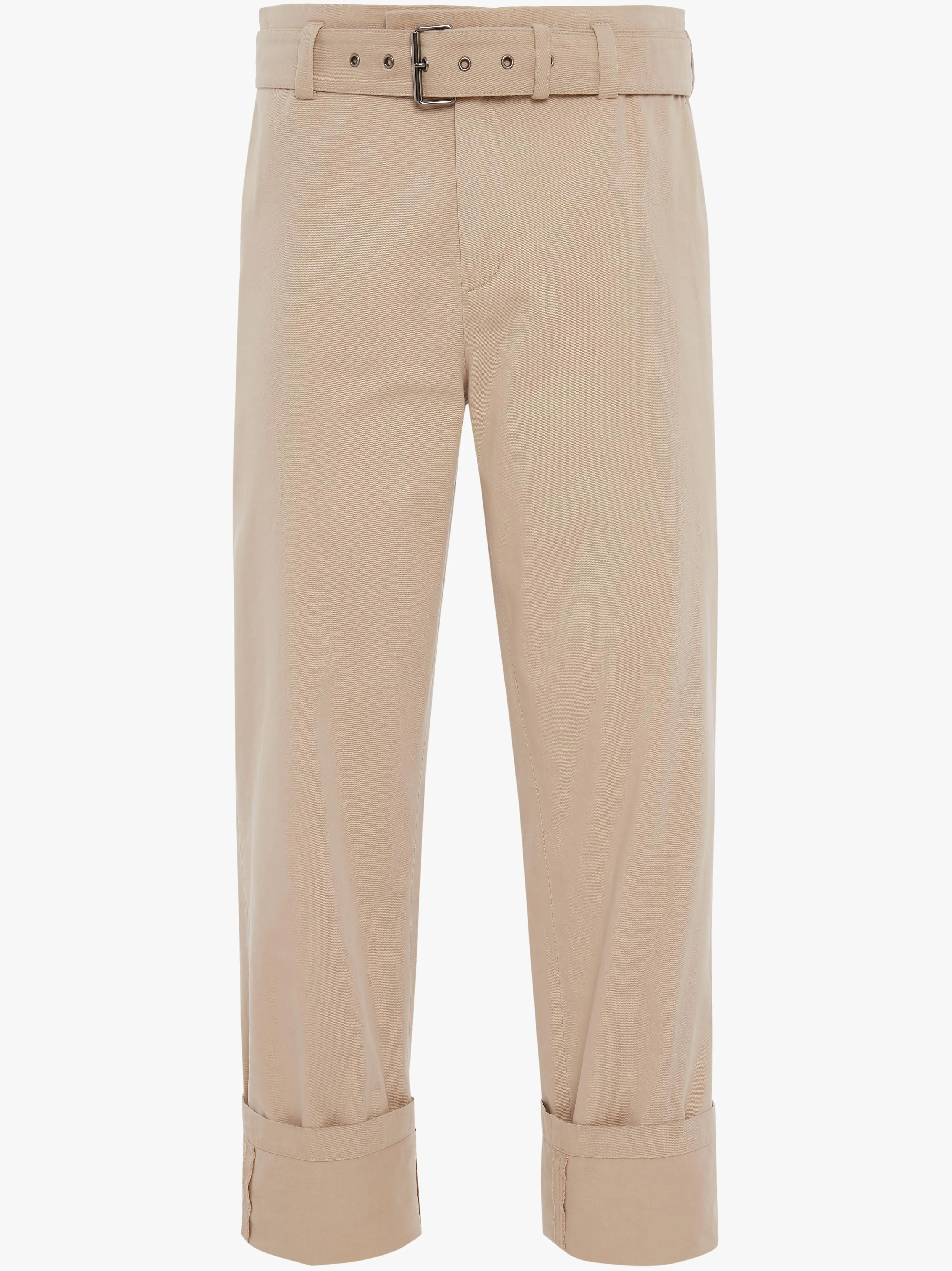 Belted Chino Trousers