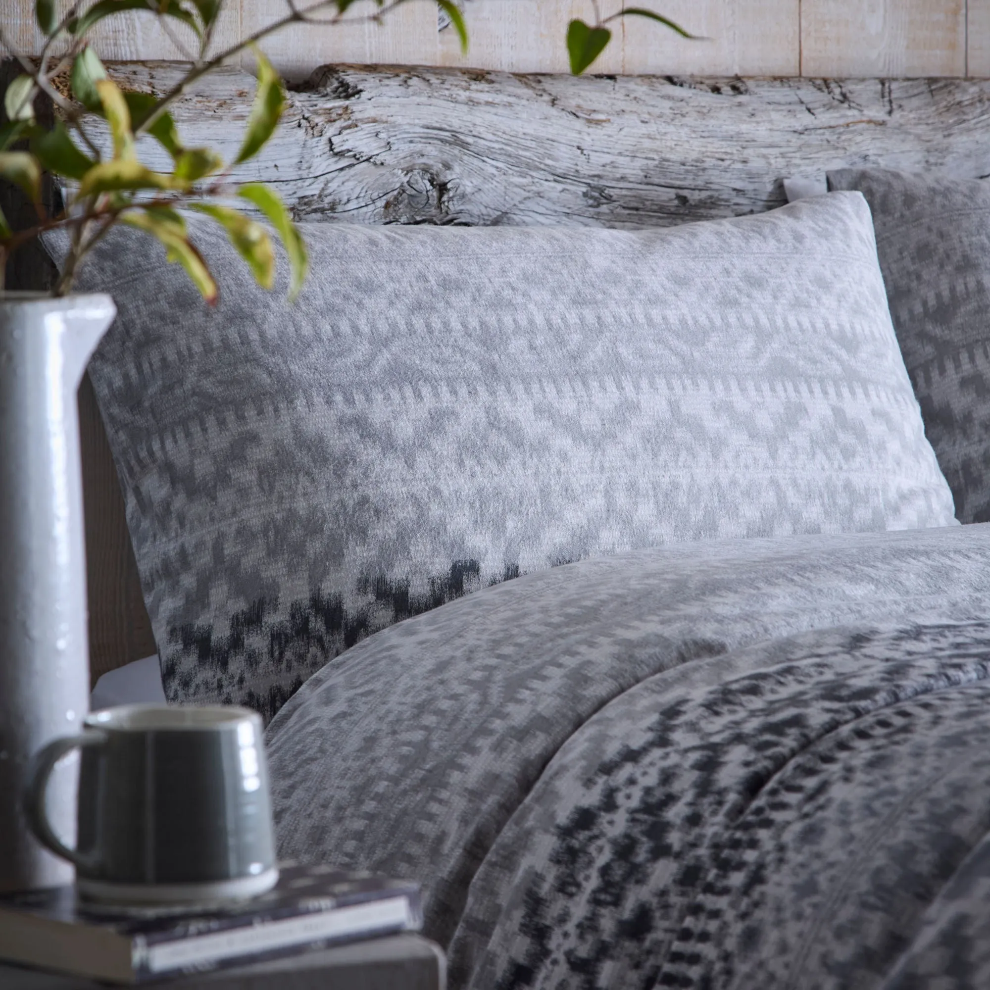 Bergen Duvet Cover Set by Appletree Hygge in Grey