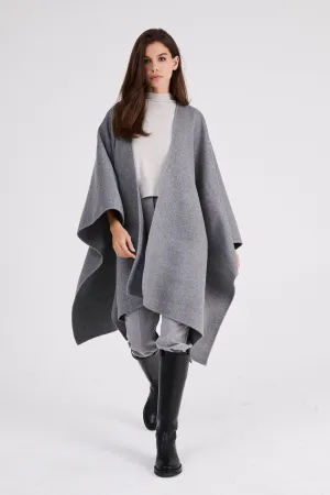   Beryll Cashmere Cape | Gray