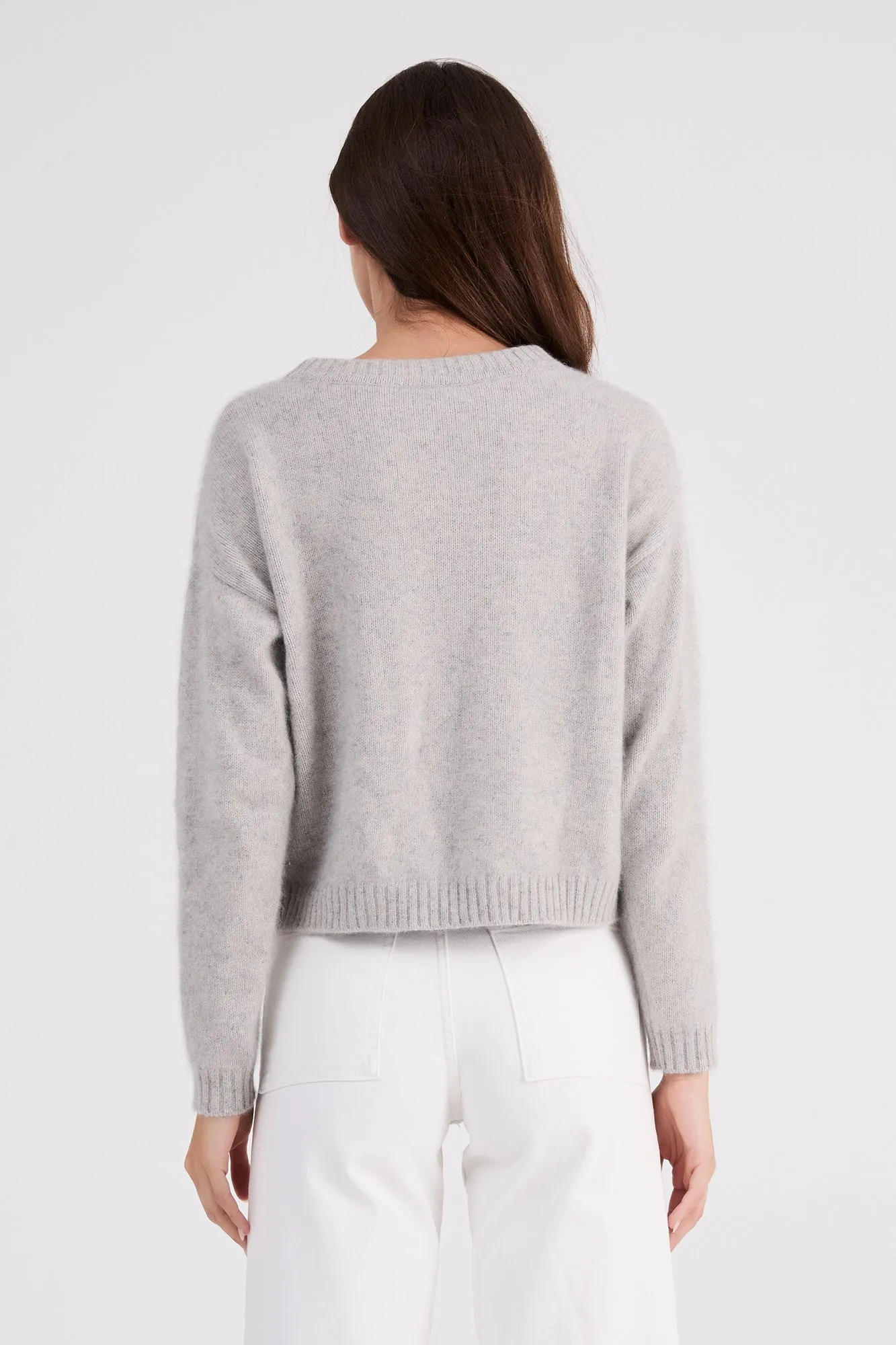   Beryll Holly Cashmere Sweater | Shell Gray