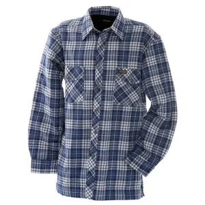 Blaklader 3290 Lined Flannel Shirt Corn Blue/Navy Check