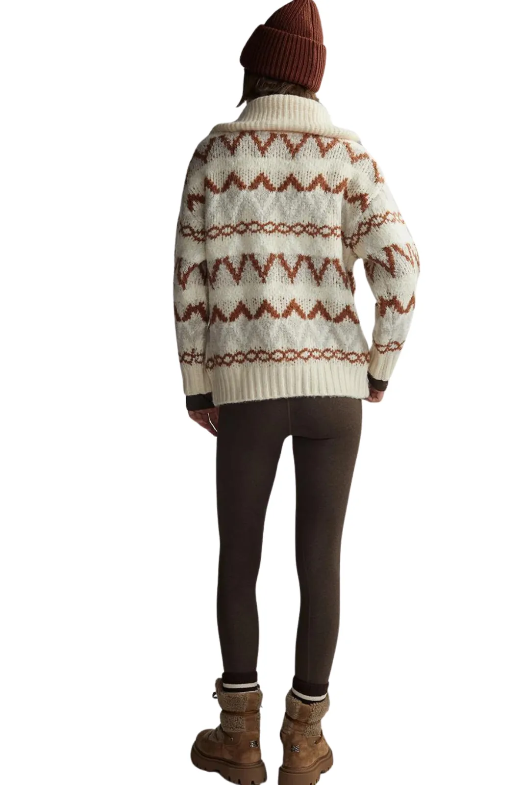 Brooke Fairisle Knit Jacket, Whitecap Mountain Fairisle