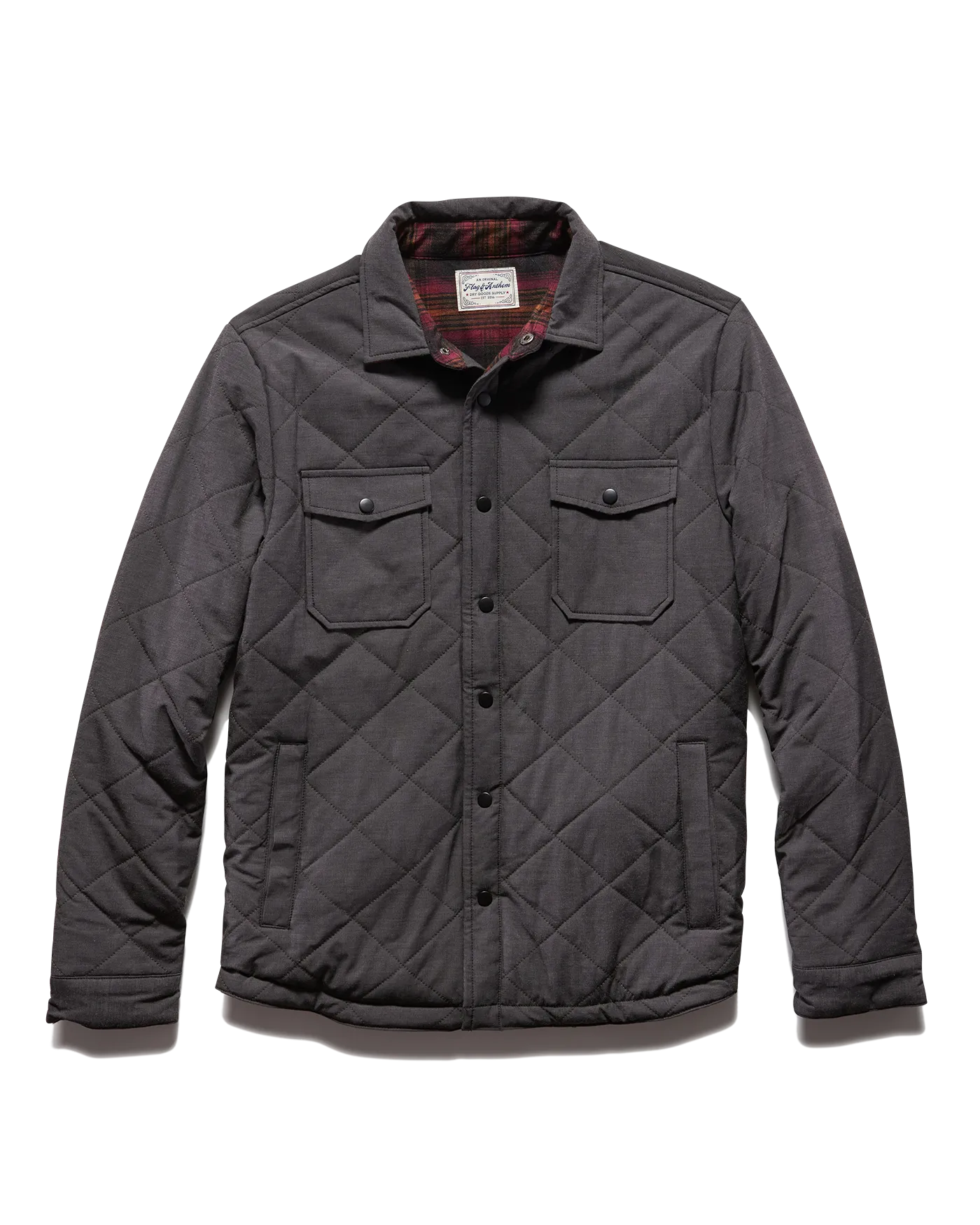 CHAPIN FLANNEL-LINED QUILTED JACKET