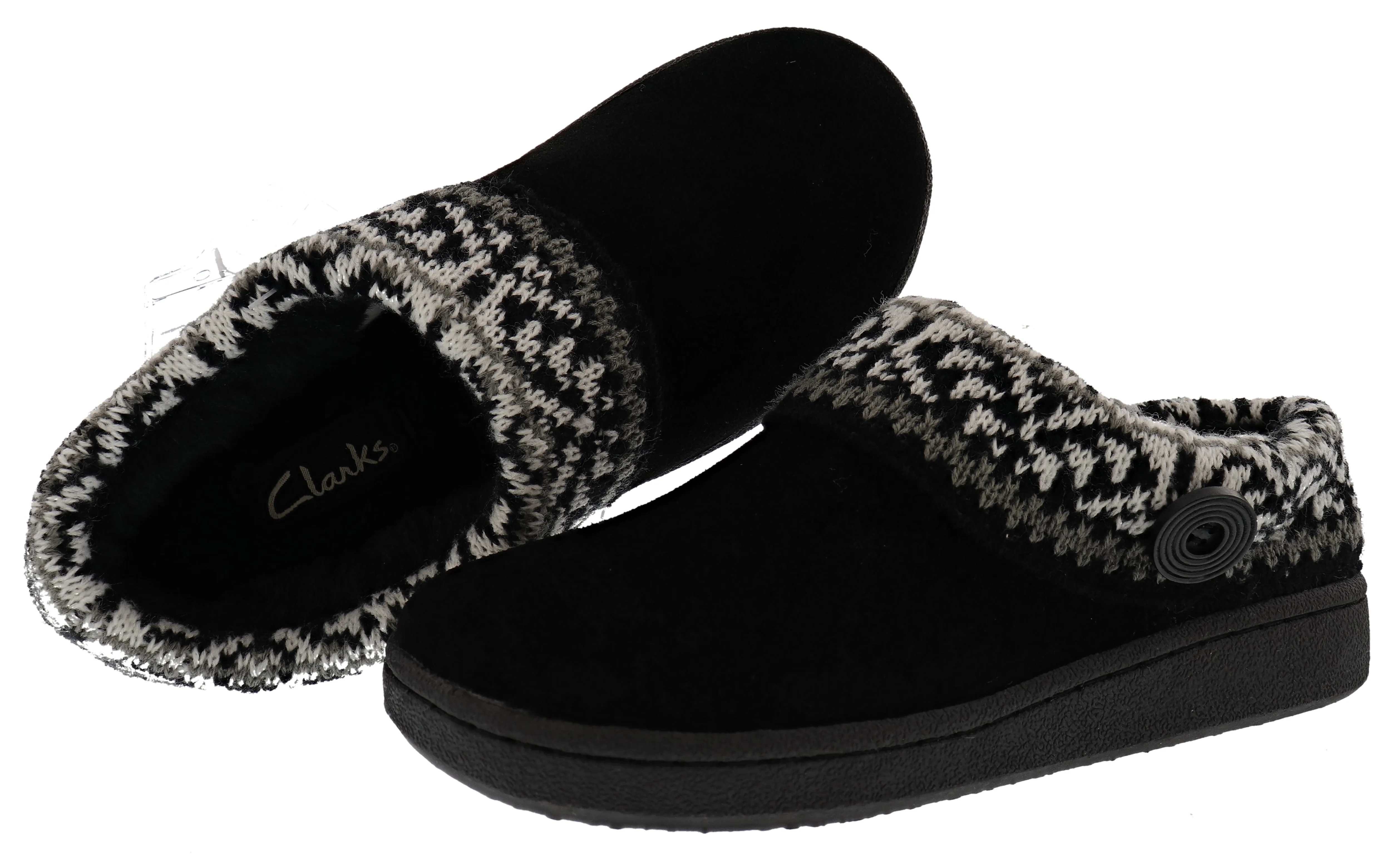 Clarks Women's Indoor Outdoor Clog Winter Slippers Amanda