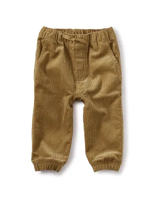 Corduroy Baby Pants - Raw Umber