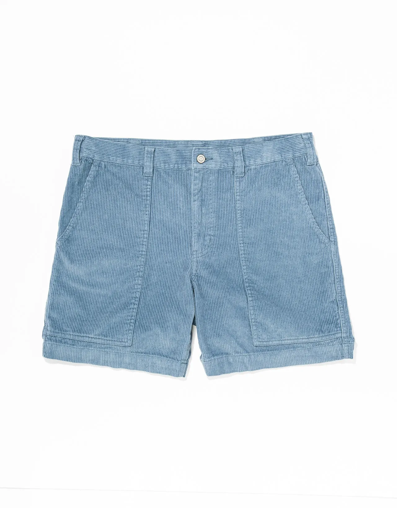 CORDUROY SHORTS - BLUE