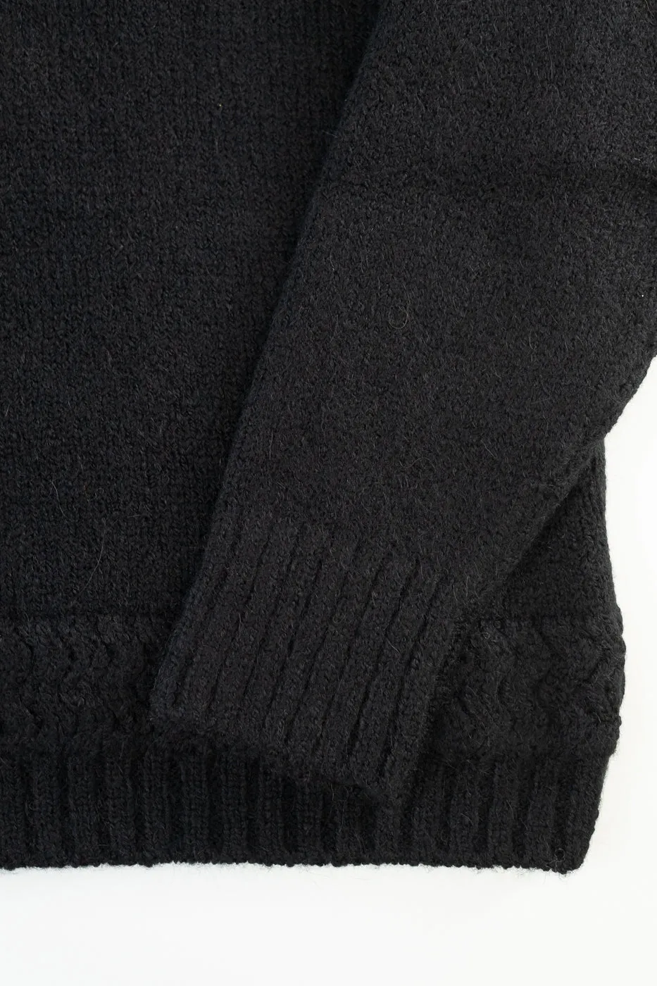 Crewneck Sweater Alpaca - Black