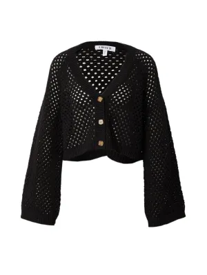 Edited Vivienne knitted cardigan, black