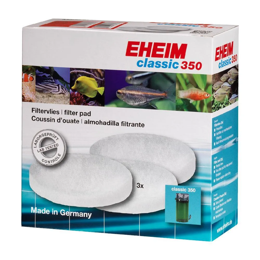 EHEIM Classic 350 External Filter Wool Filter Pad 3 Pack