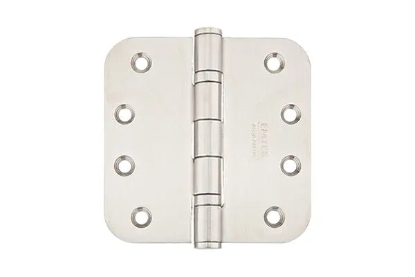 Emtek 91023 Steel Plain Bearing Hinge, 3.5" x 3.5", with 1/4" Radius Corners - Sold in Pairs