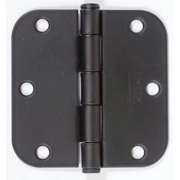 Emtek 91023 Steel Plain Bearing Hinge, 3.5" x 3.5", with 1/4" Radius Corners - Sold in Pairs