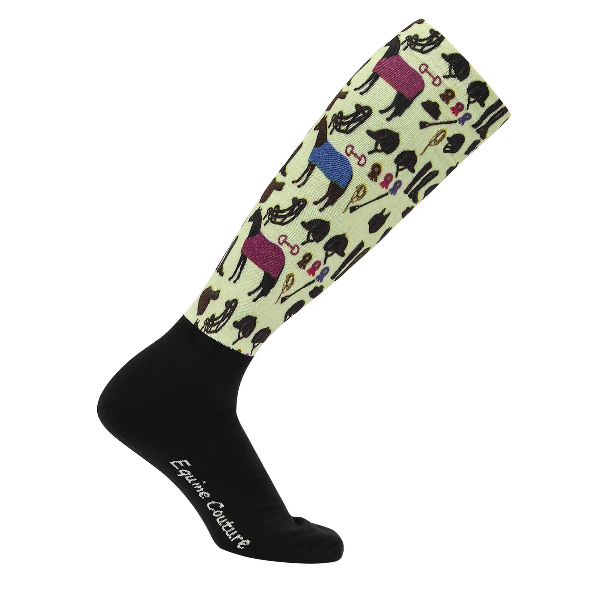 Equine Couture Ladies OTC Boot Socks- Show Day