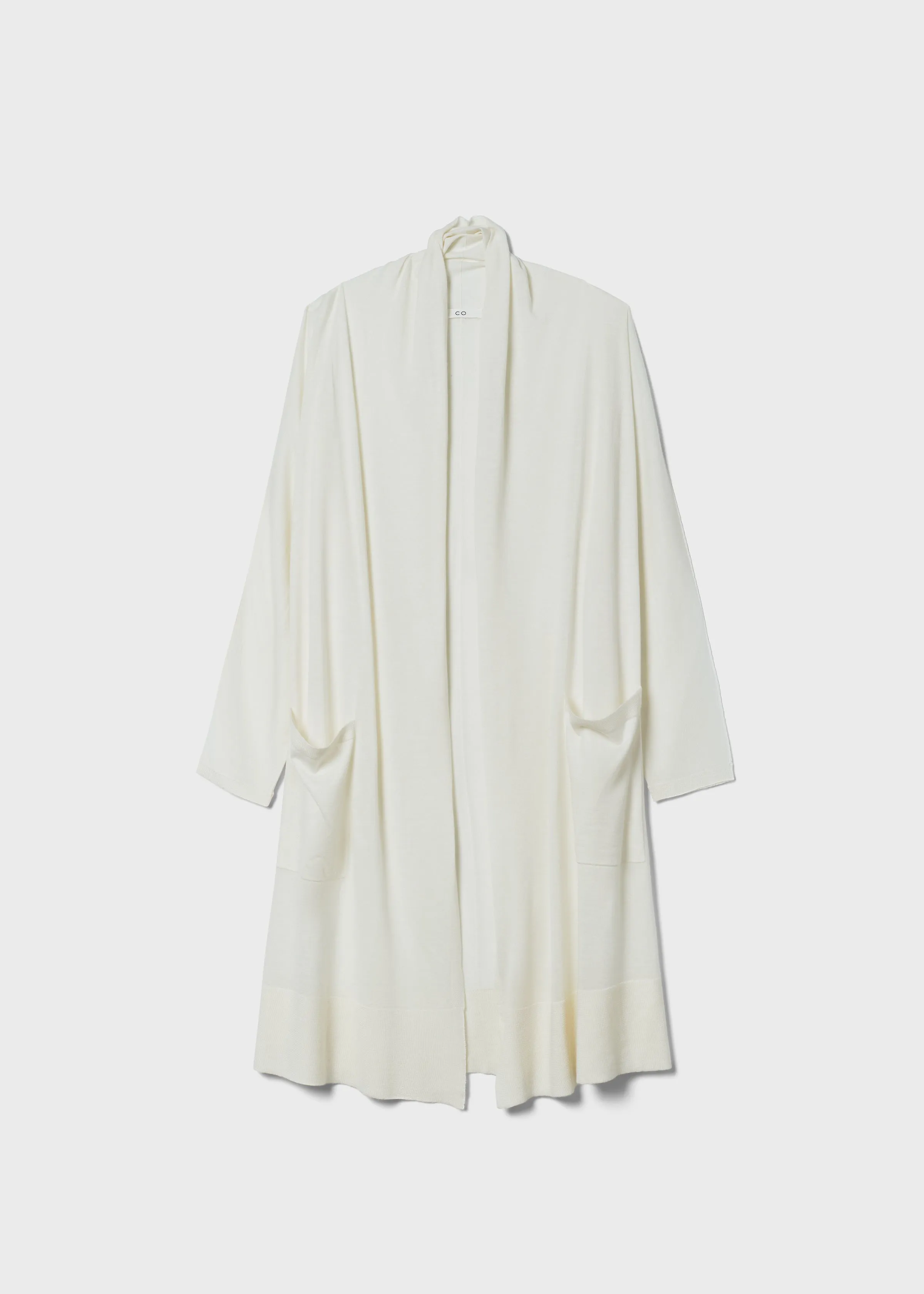 Fine Cashmere Robe - Ivory