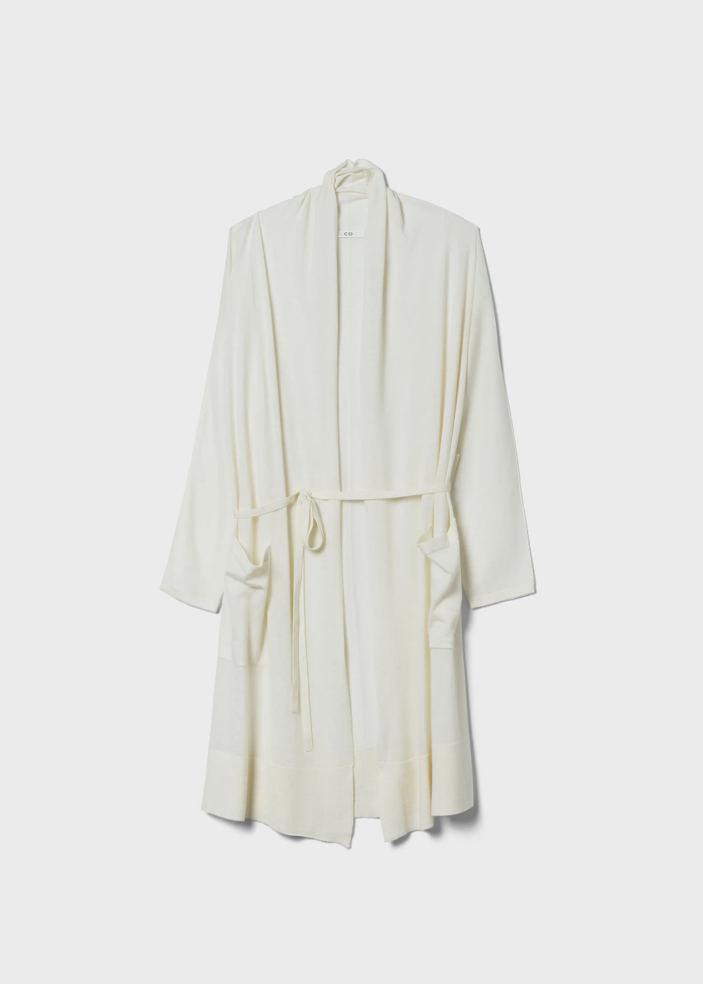 Fine Cashmere Robe - Ivory