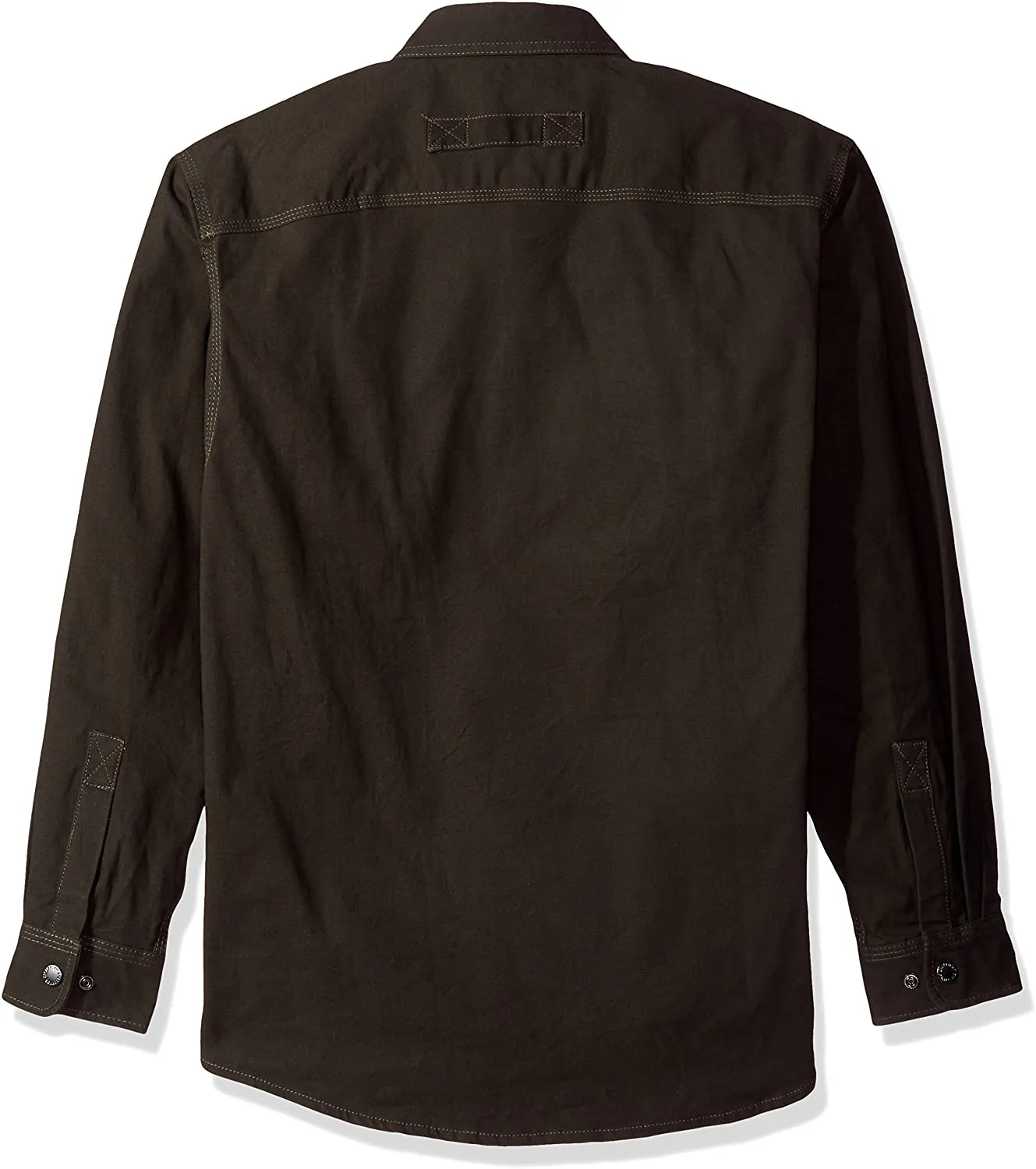 FLANNEL-LINED FULL-SWING SMITH'S-STRETCH WORK SHIRT