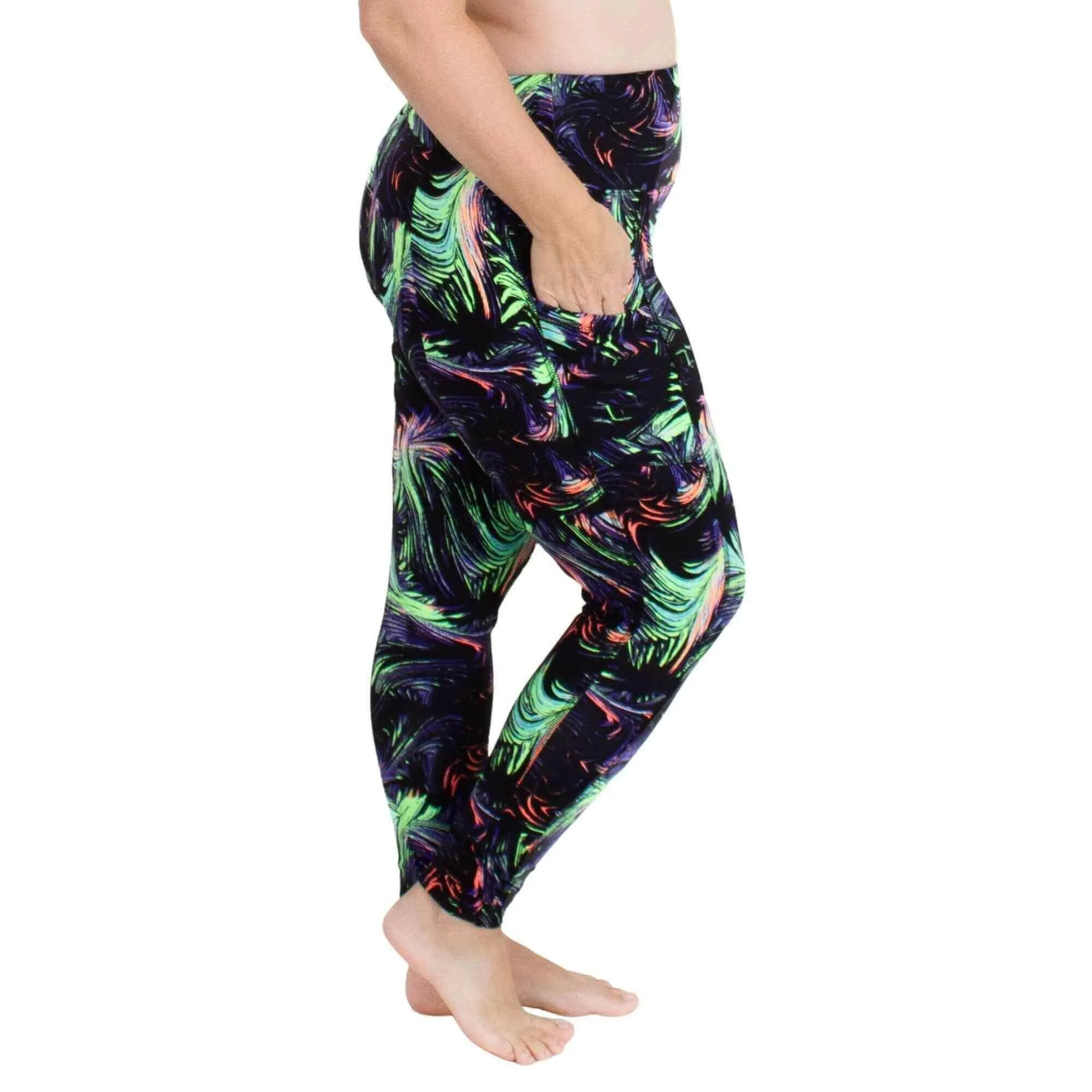 Flow Legging with Pockets | Abstract