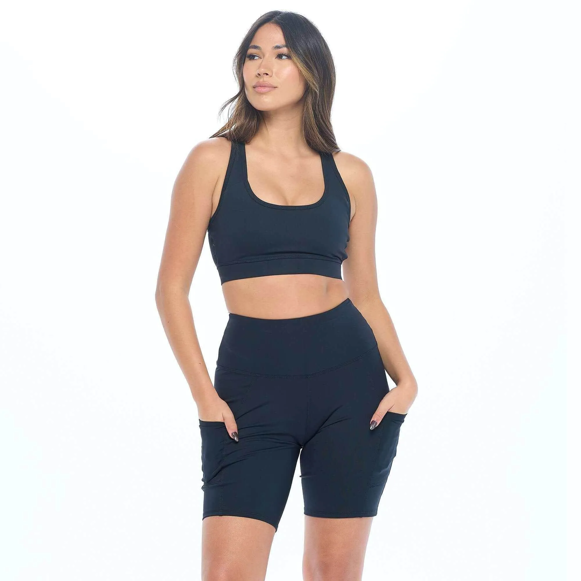 Flow Sports Bra | Black