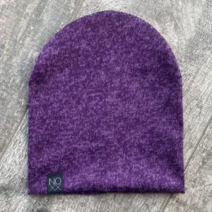 Heather Purple | Cozy Sweater Knit Beanie