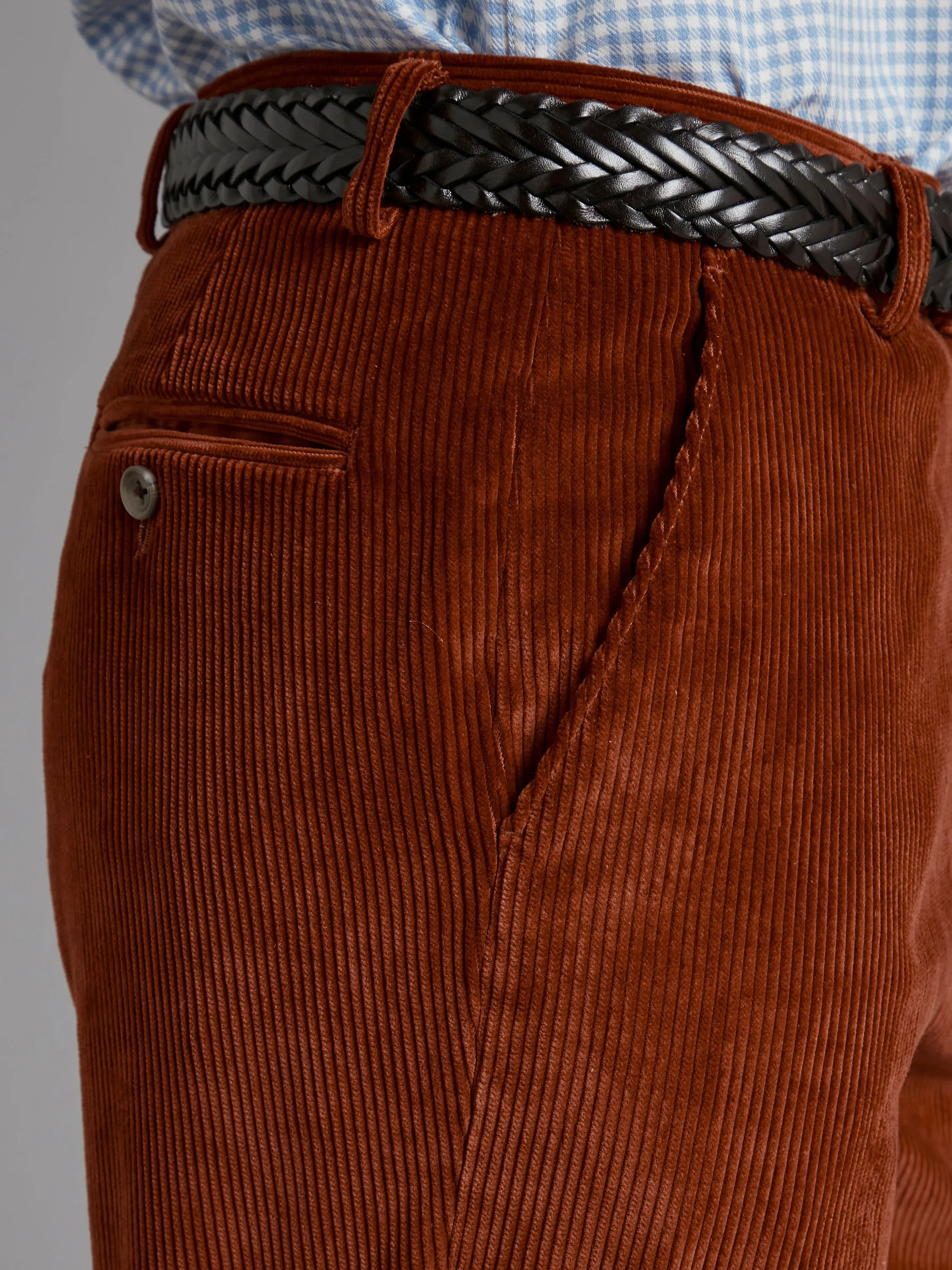 Heavyweight Corduroy Pants - Burnt Orange