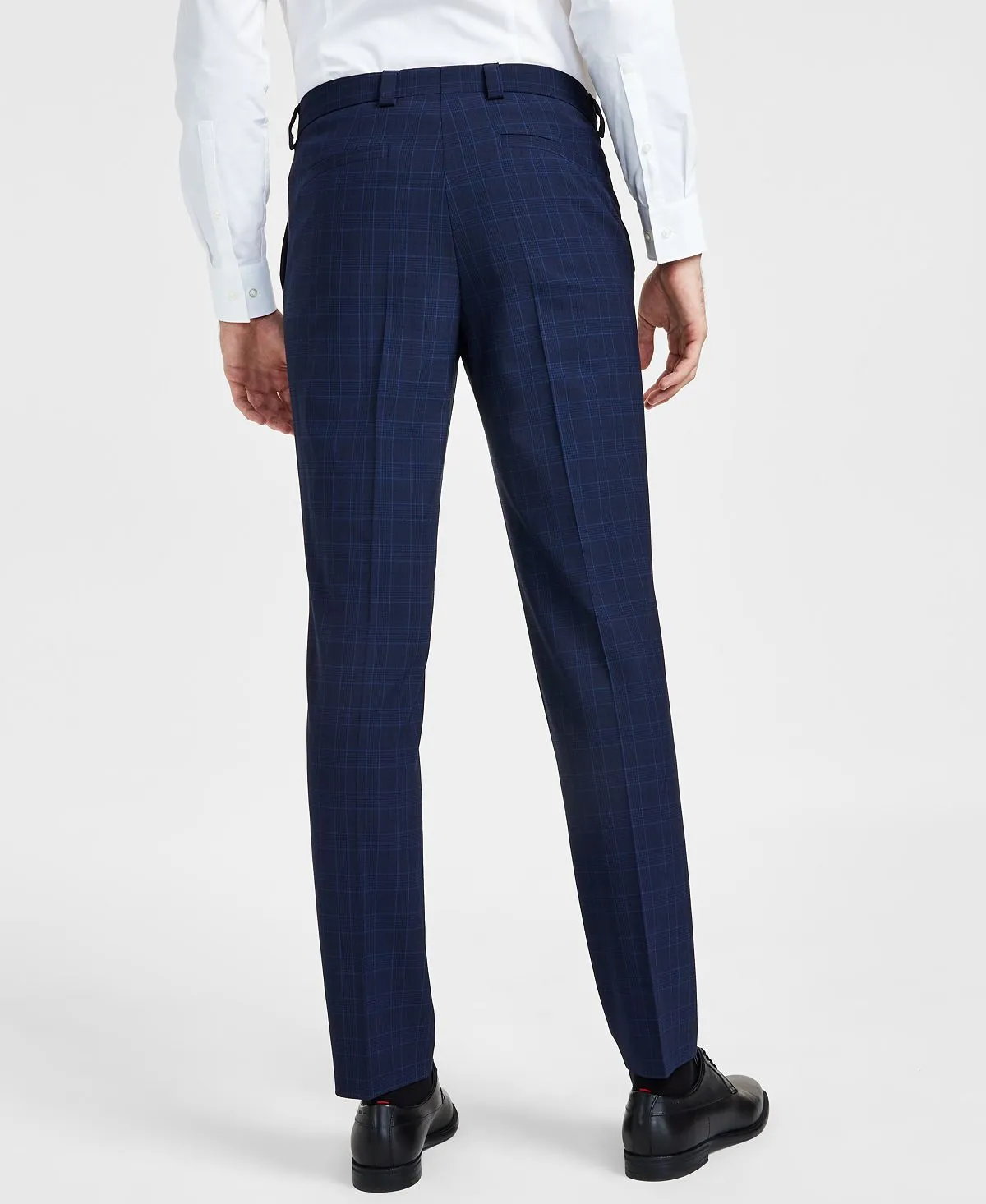 HUGO Men's Modern Fit Wool Suit Pants