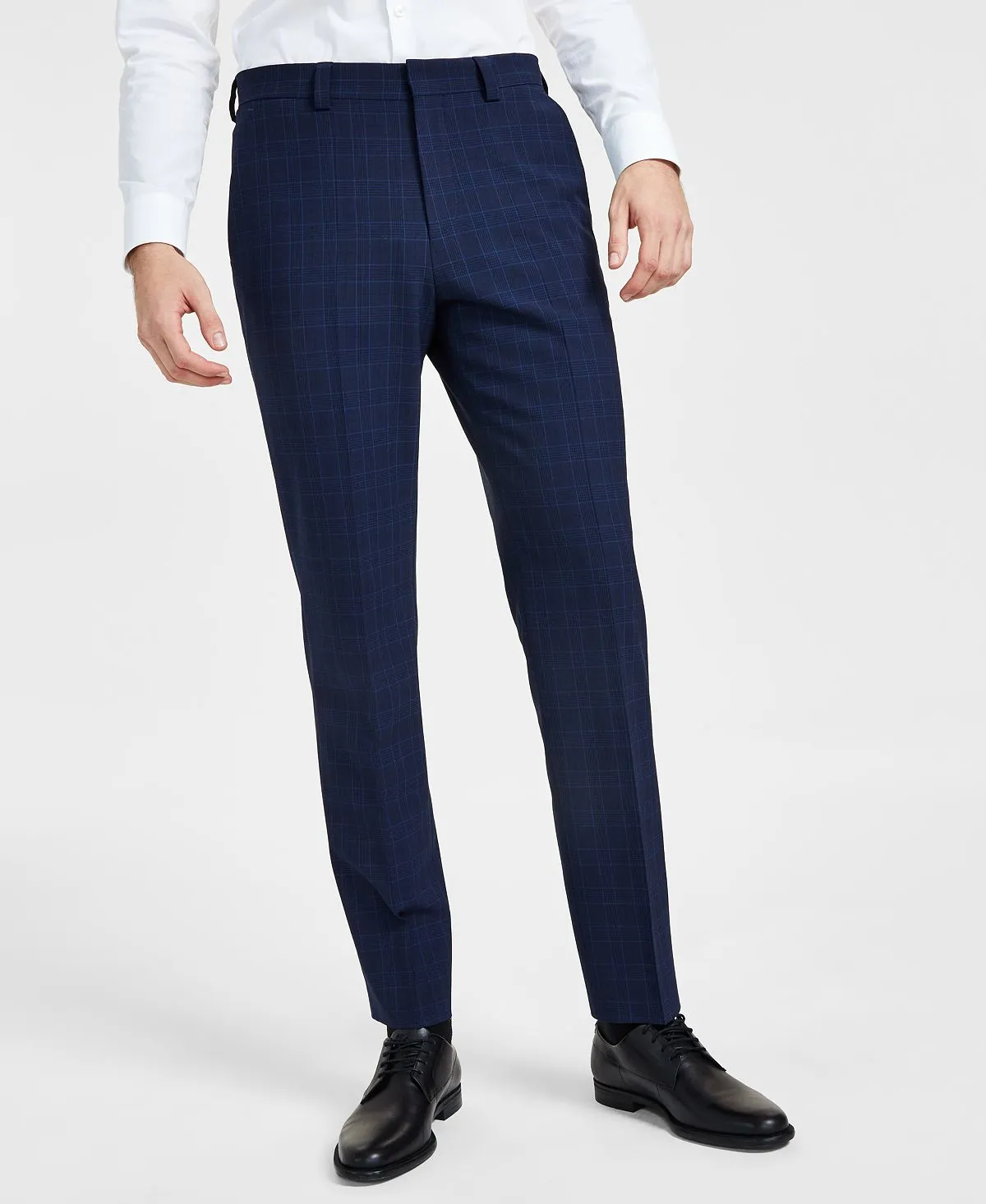 HUGO Men's Modern Fit Wool Suit Pants