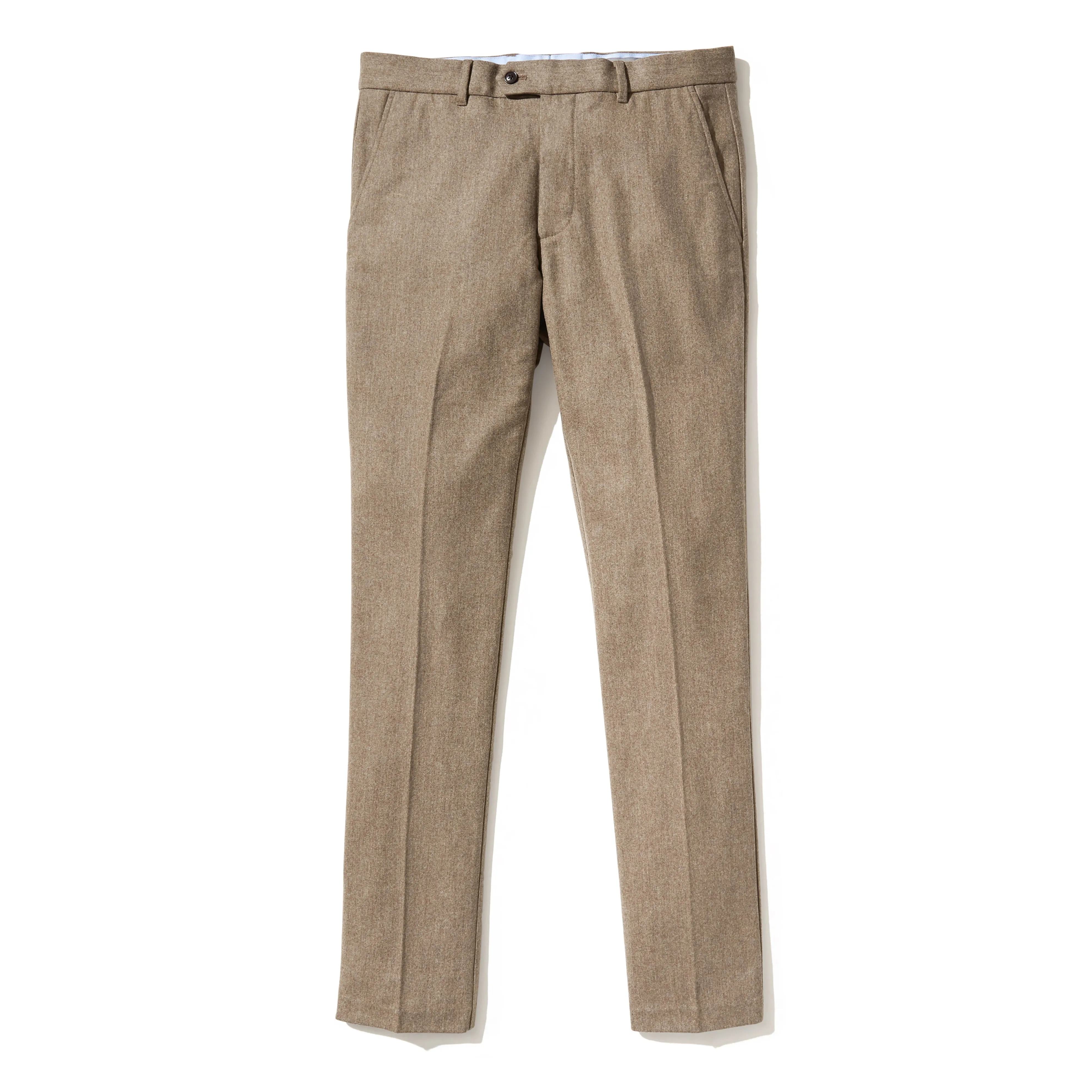 Italian Wool Flannel Dress Pants - Camel