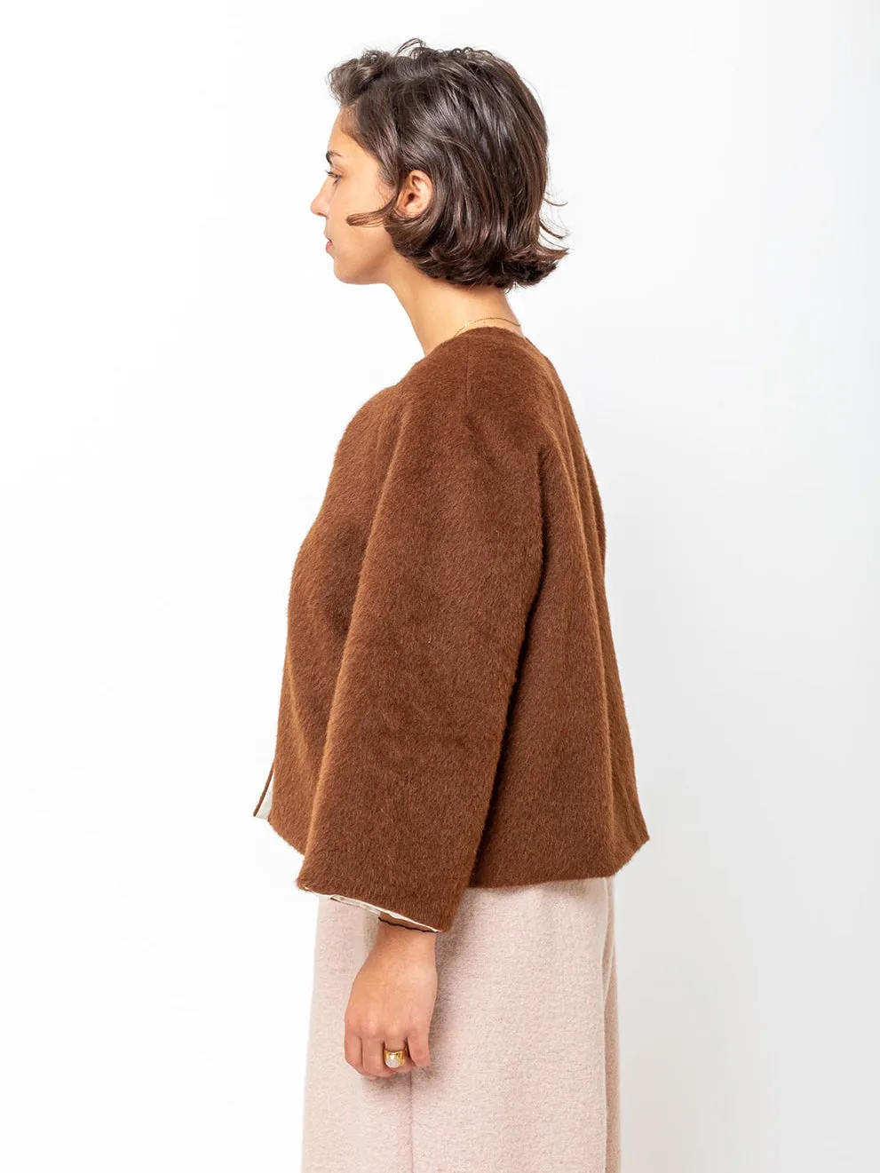 Juliet Jacket - Chocolate Fur