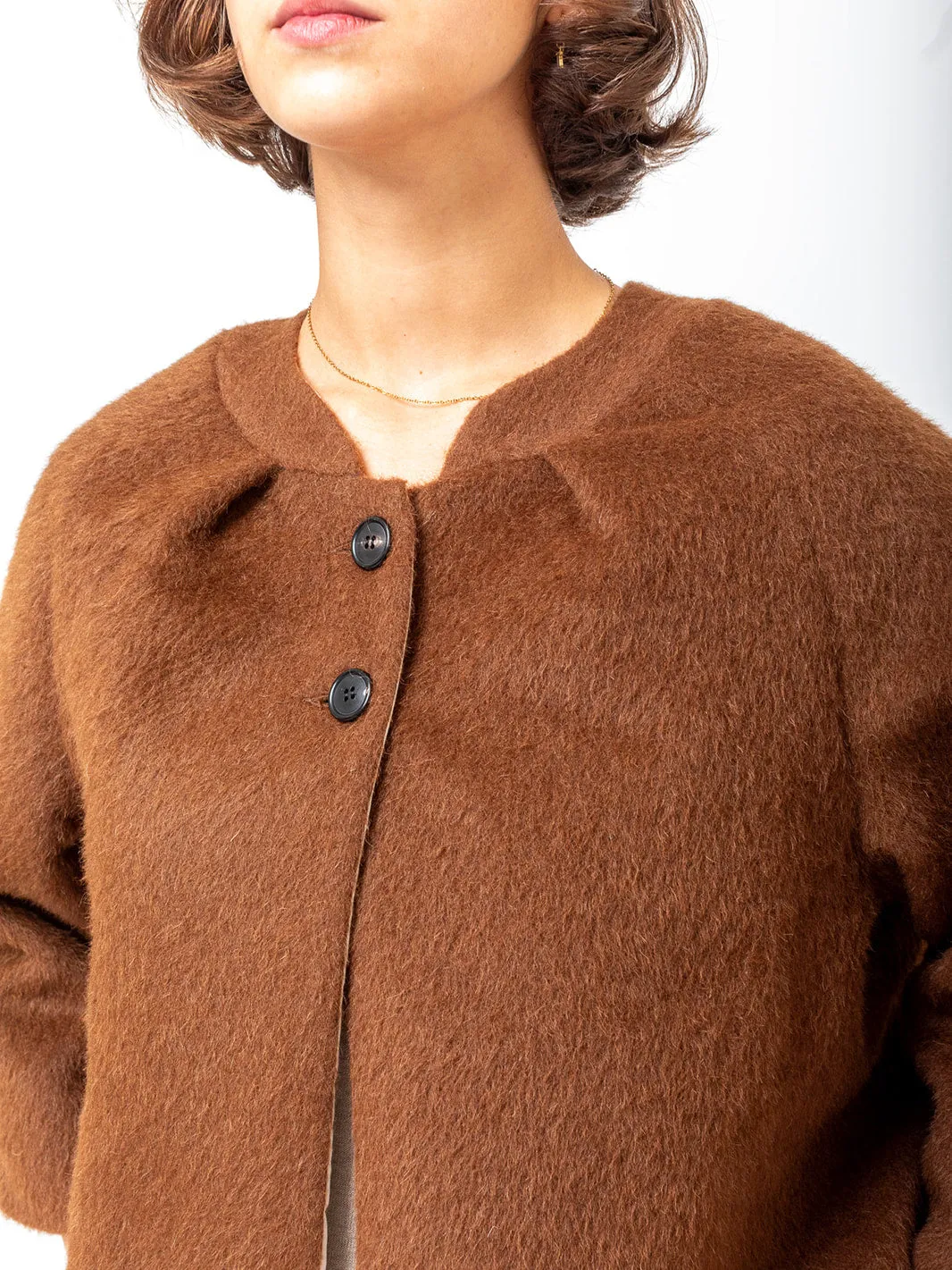 Juliet Jacket - Chocolate Fur