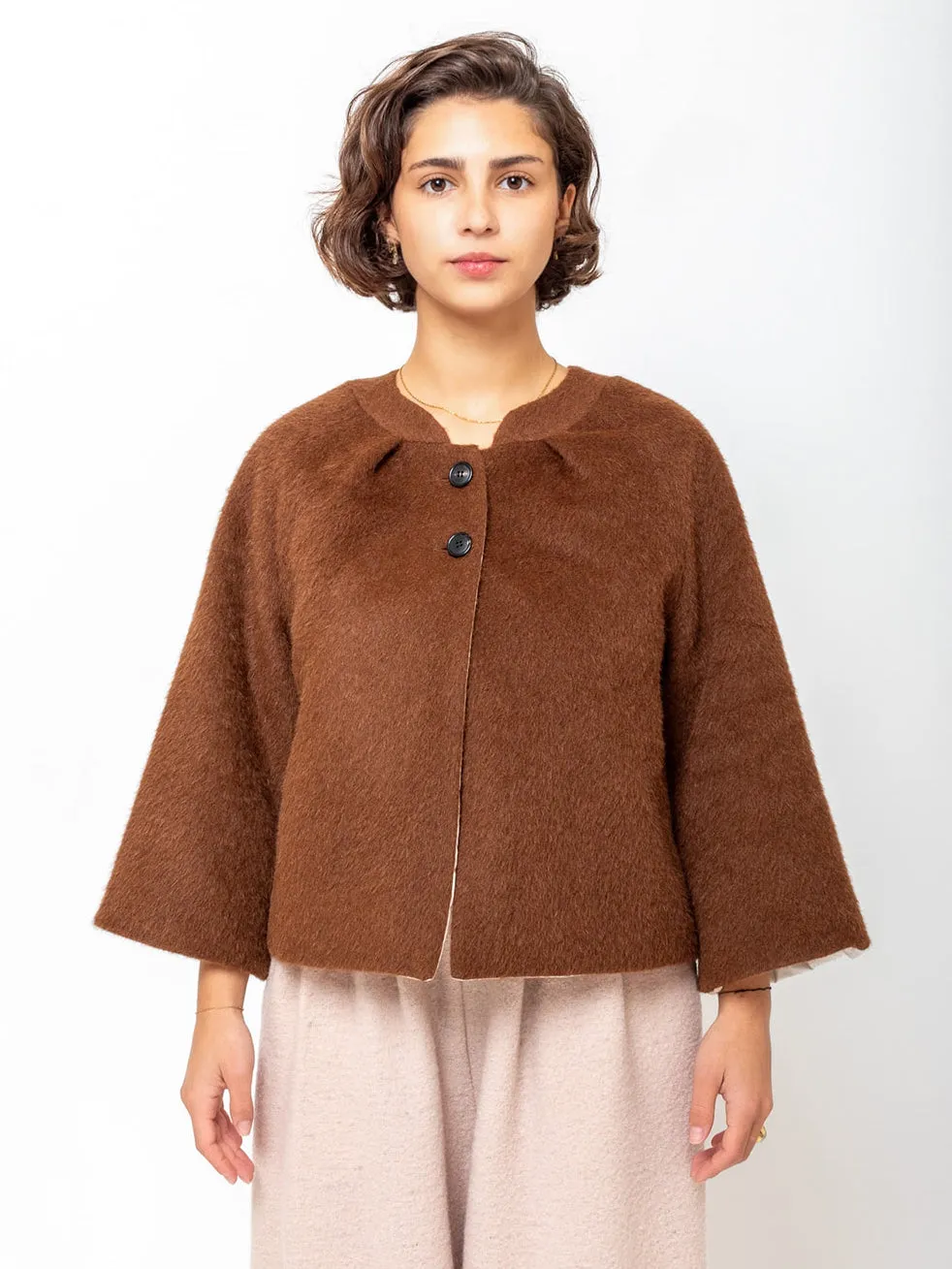 Juliet Jacket - Chocolate Fur