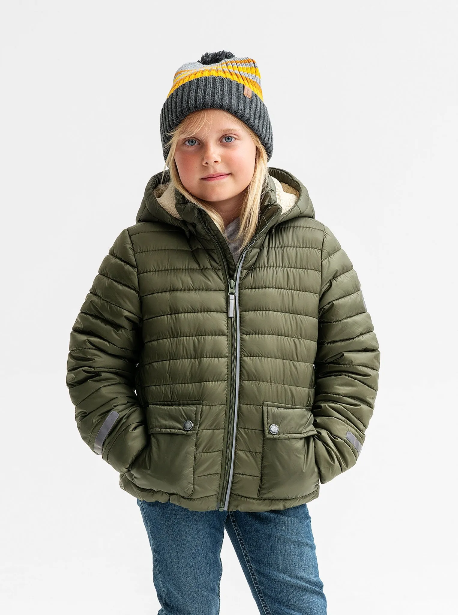 Kids Water Resistant Puffer Jacket