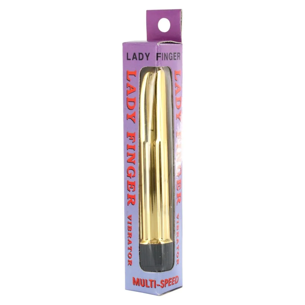 Lady Finger Multi-Speed Mini Vibrator Gold