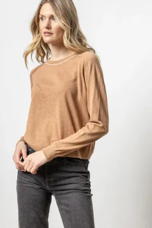 Lilla P Saddle Sleeve Sweater