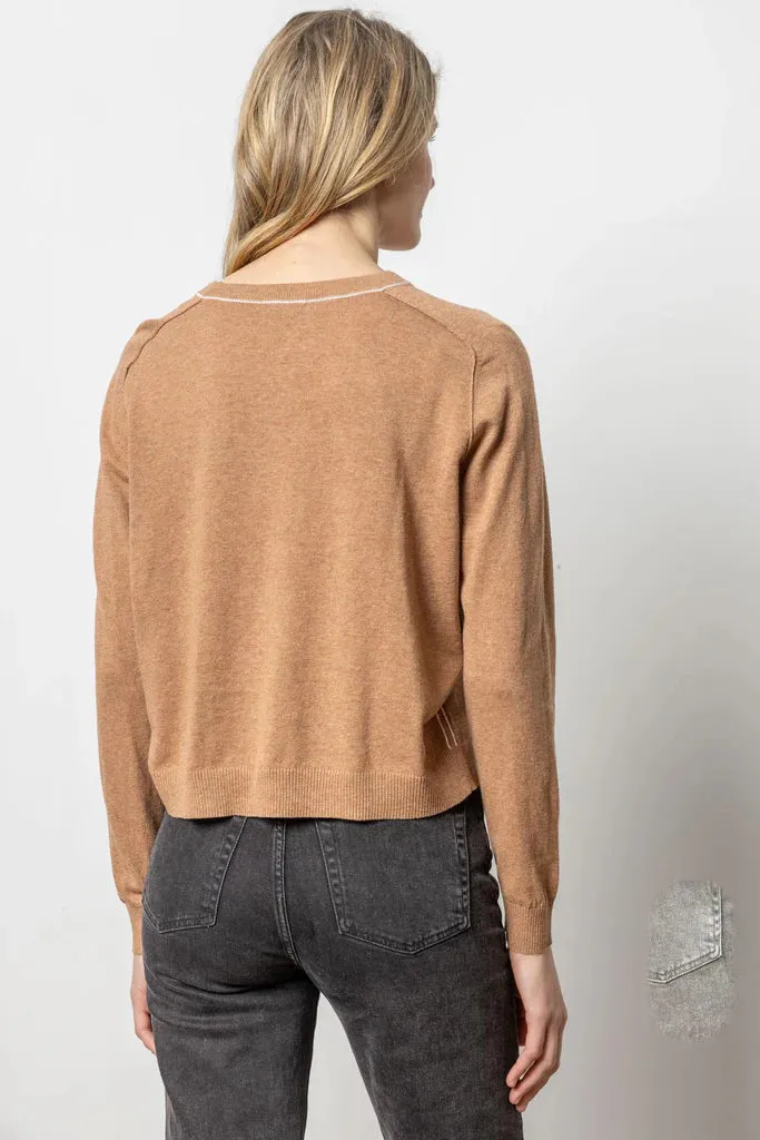 Lilla P Saddle Sleeve Sweater