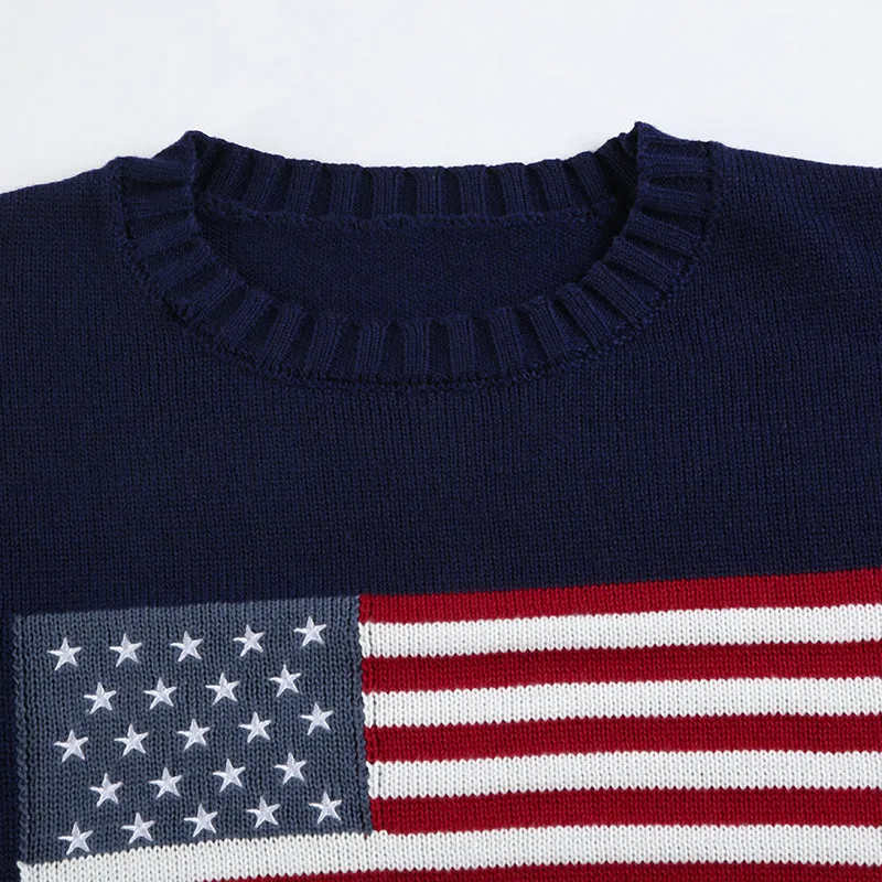 Mable American Flag Sweater