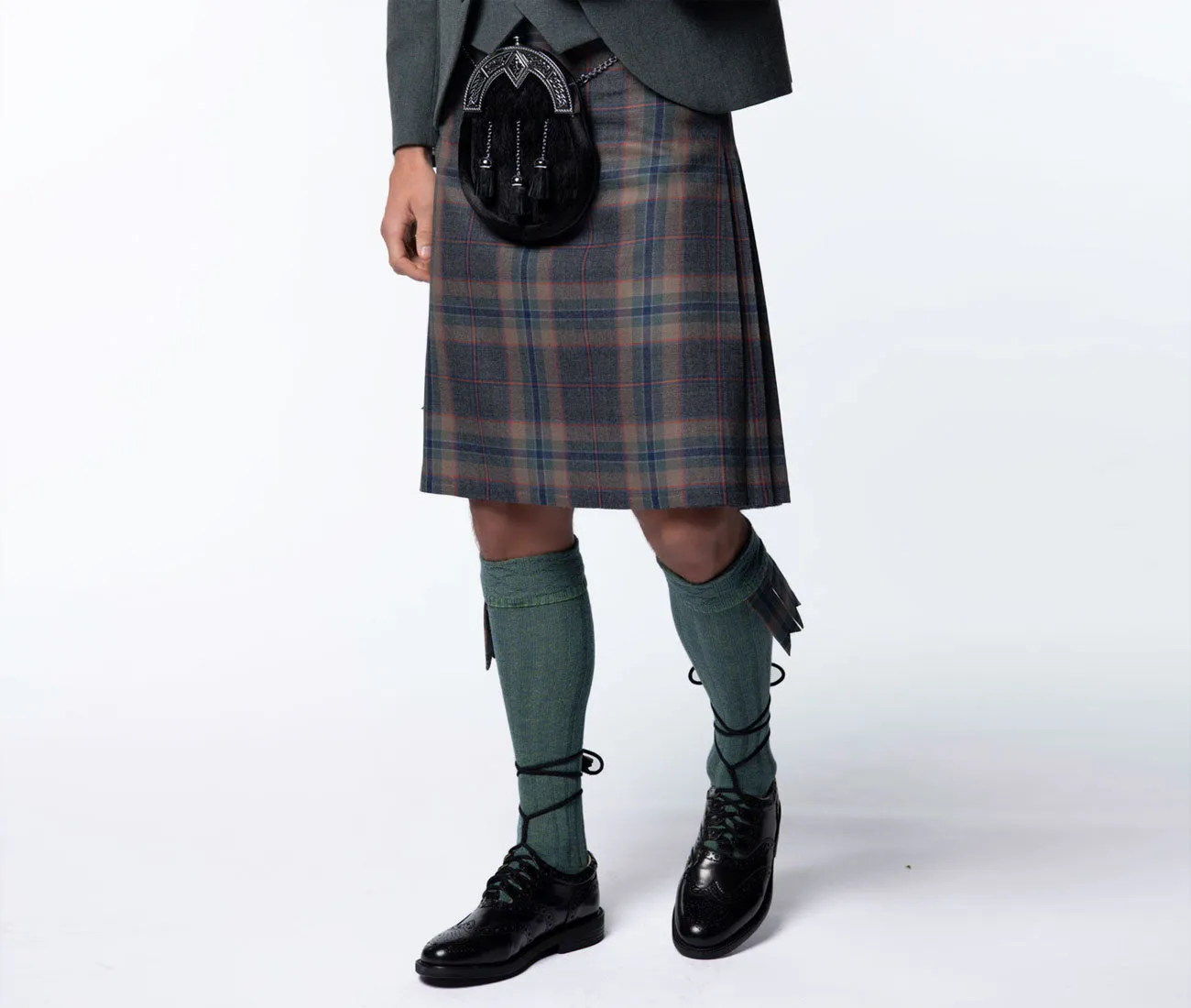 Made to Measure Harris Mist Kilt