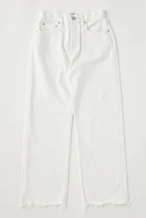 Moussy - MV Aurora Wide Straight Crop in White