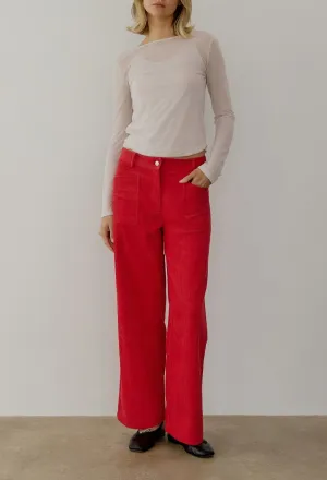 Nadya Pants in Red