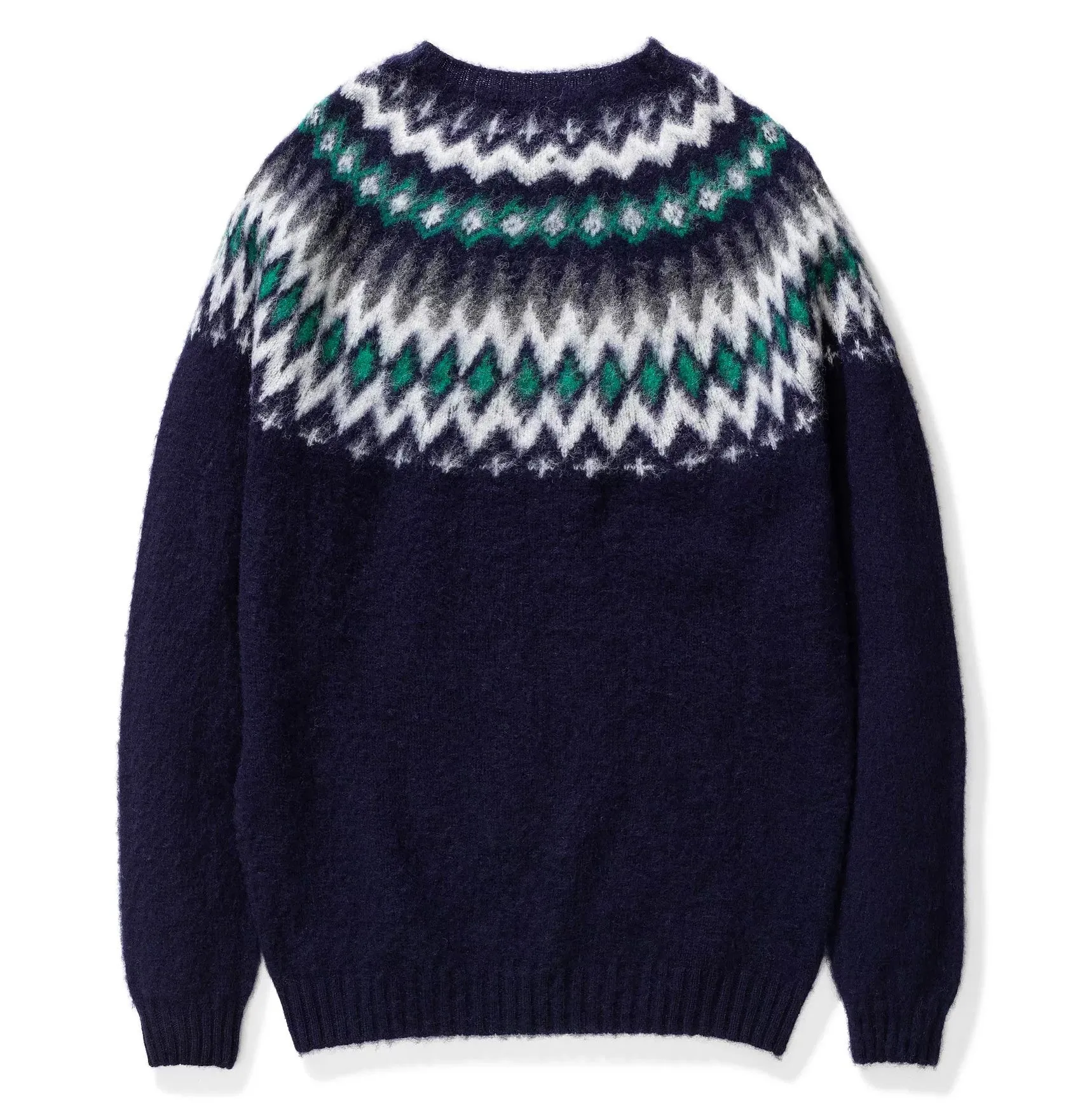 Norse Projects Birnir Fairisle Jumper – Dark Navy