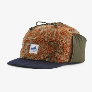 Patagonia Range Earflap Cap - SUN WAVE RAPTOR BROWN