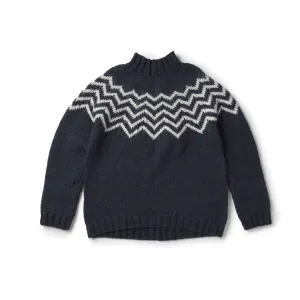 Patons Sharp Chevron Knit Pullover