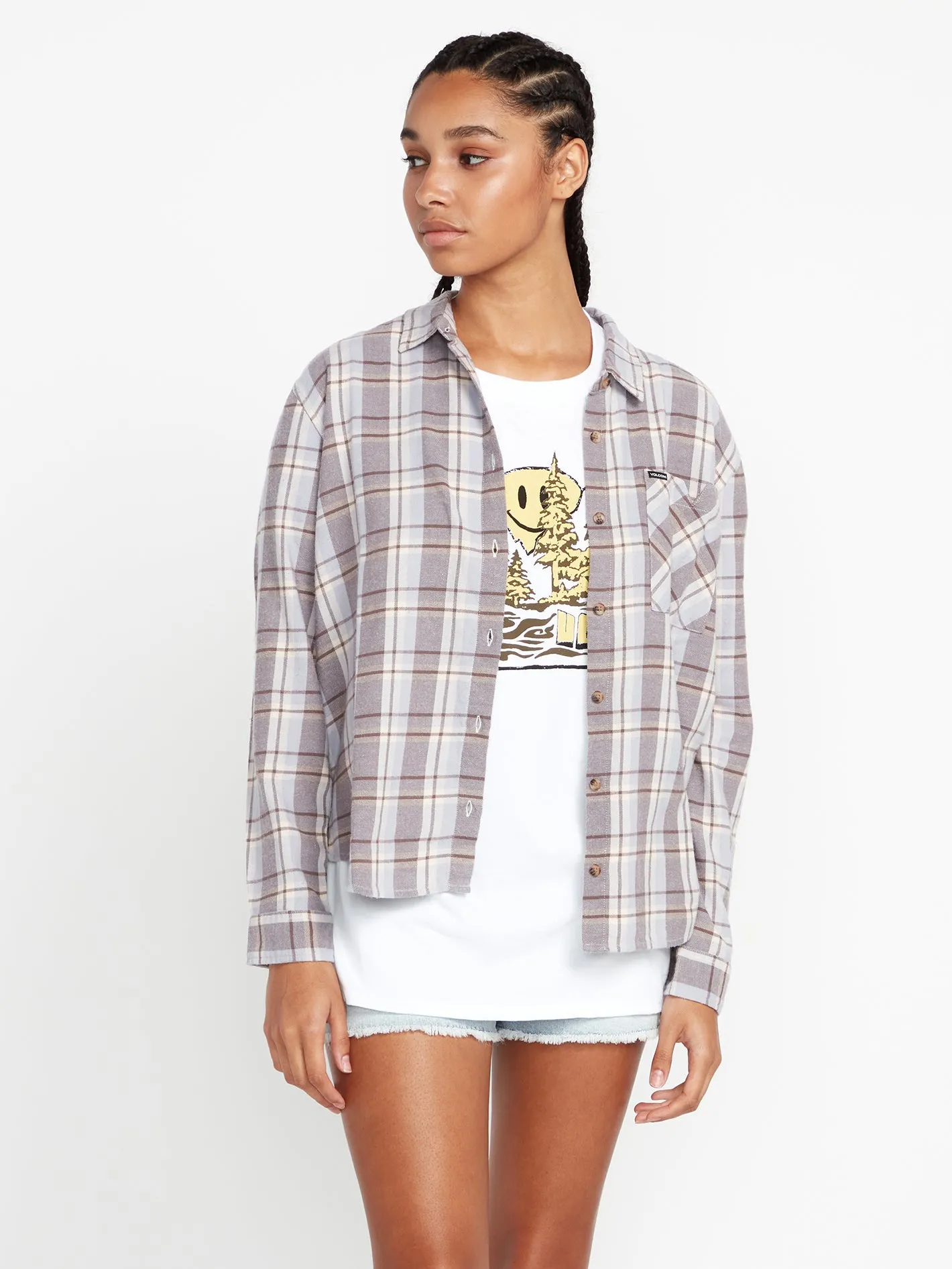 Plaid To Meet U Long Sleeve Shirt - Plaid