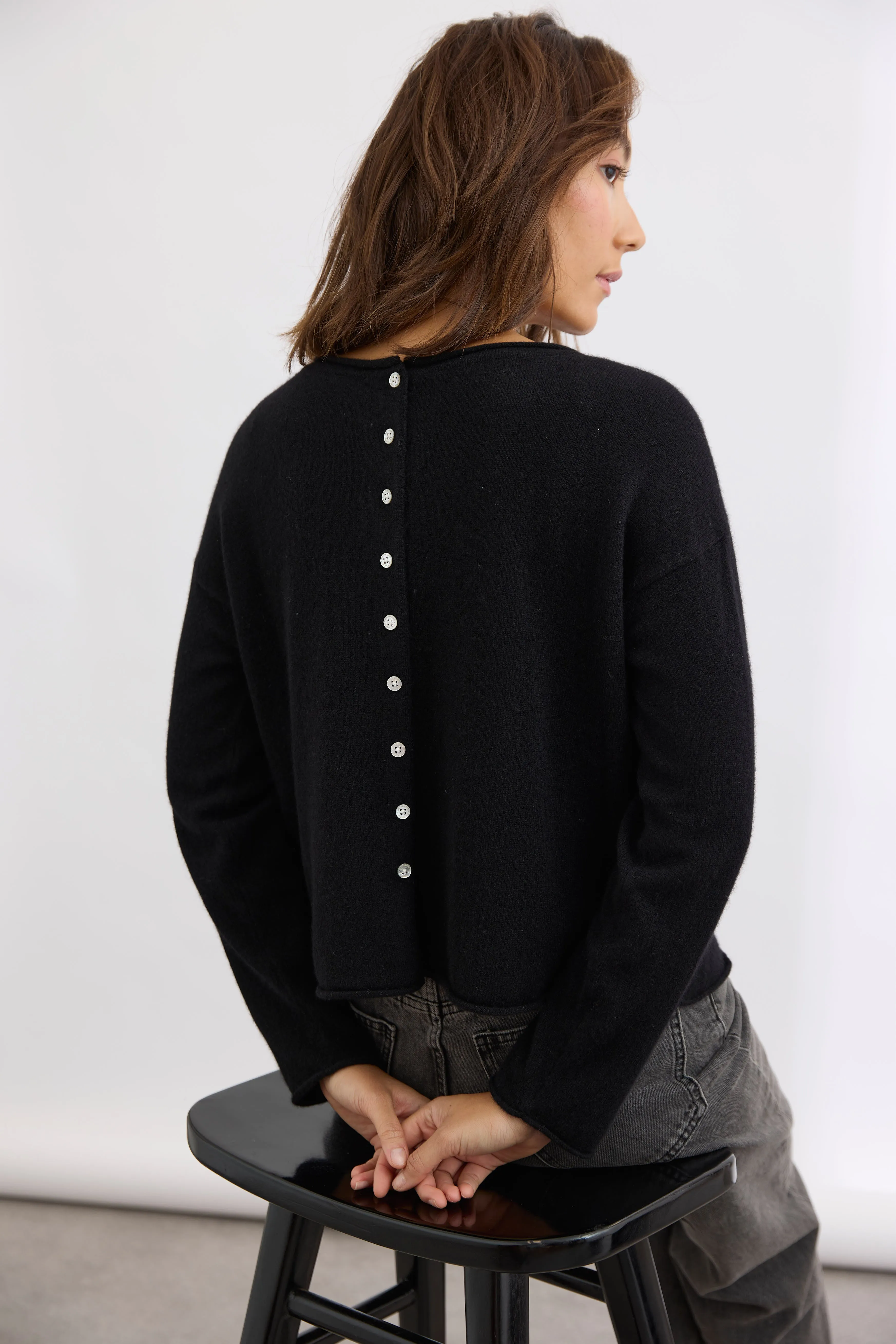 Pure Reversible Button Cardi