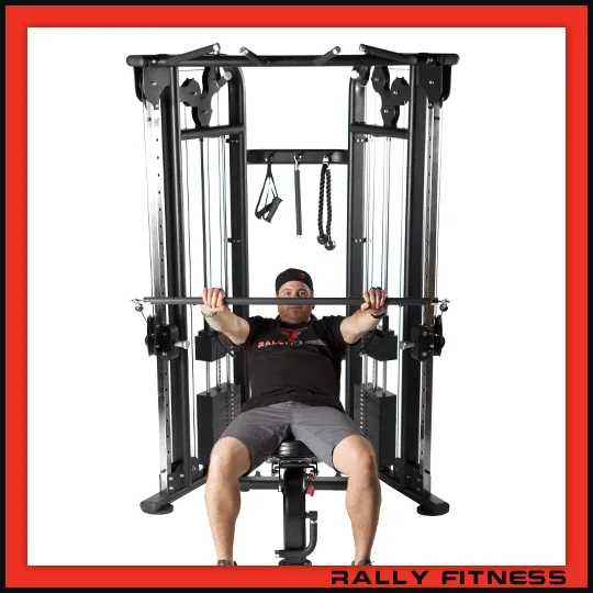 Rally Fitness® Functional Trainer Dual Adjustable Pulley