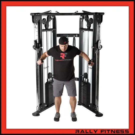 Rally Fitness® Functional Trainer Dual Adjustable Pulley