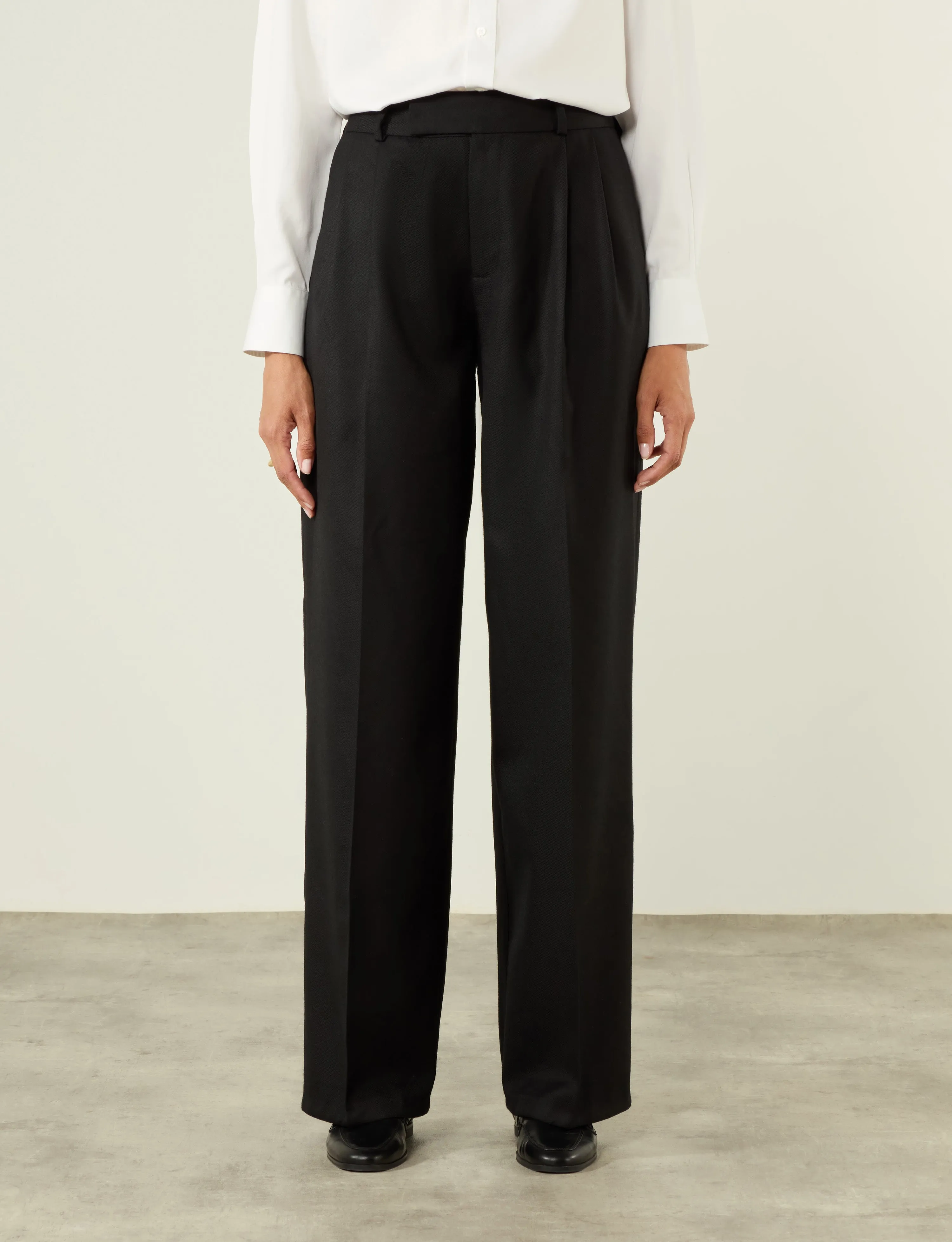 Rampling Trouser: Wool, Black